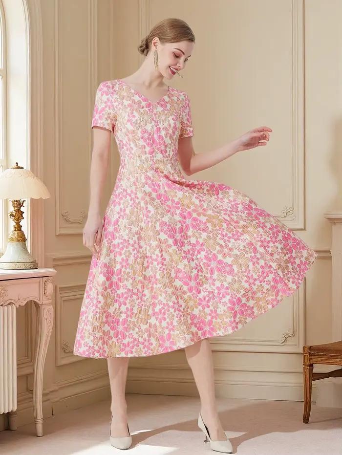 Elegantné a ležérne žakárové šaty pre ženy