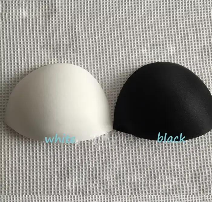 Coussinet de soutien-gorge de poitrine semi-circulaire blanc, noir, couleur peau, coussinet d'insertion d'accessoires de bricolage