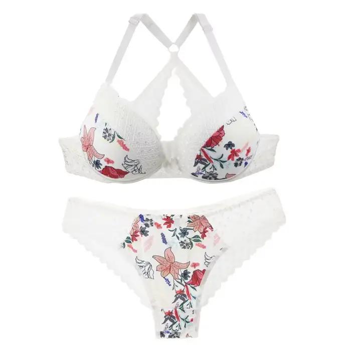 Ensemble de soutien-gorge Push Up Sexy Y-Line, ajouré, 32/70 34/75 36/80 38/85 40/90 42/95 BCED, sous-vêtements, Lingerie intime, nouvelle collection 2024
