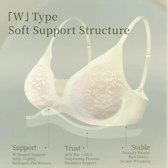 SUJIIN-Soutien-gorge push-up en dentelle sans couture pour femme, lingerie sexy, bralette confortable, soutiens-gorge de haute qualité