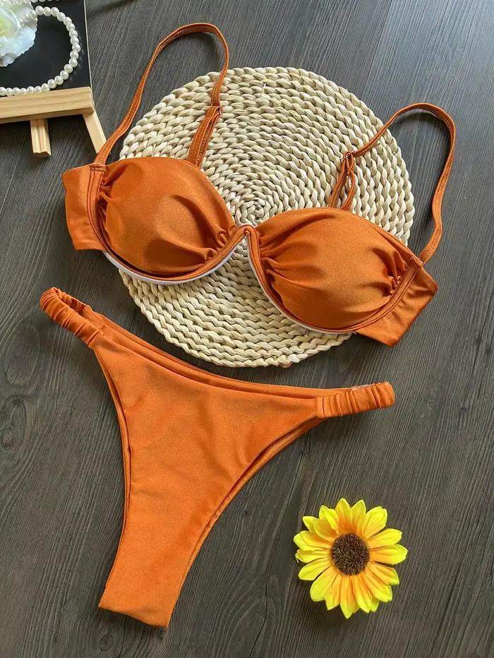 Sexy 3D kvetinový bikini set 2026 pre ženy