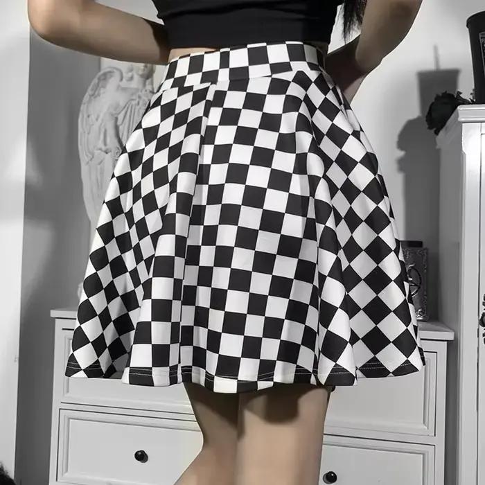 Letná sexy sukňa s vysokým pásom