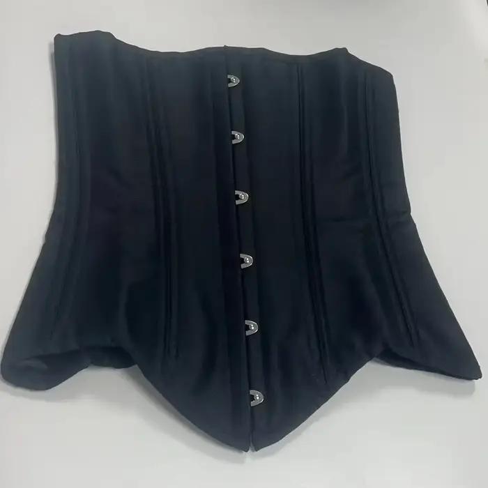 Corset sous le buste 18 spirale acier désossé corps Shaper femme Sexy taille contrôle Long torse taille Cincher Corselet haut
