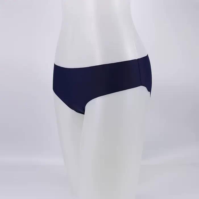 Femmes culottes Sexy volants couleur unie sous-vêtements glace-soie taille basse culotte femme sans couture slips Ultra-mince Lingerie pour dames