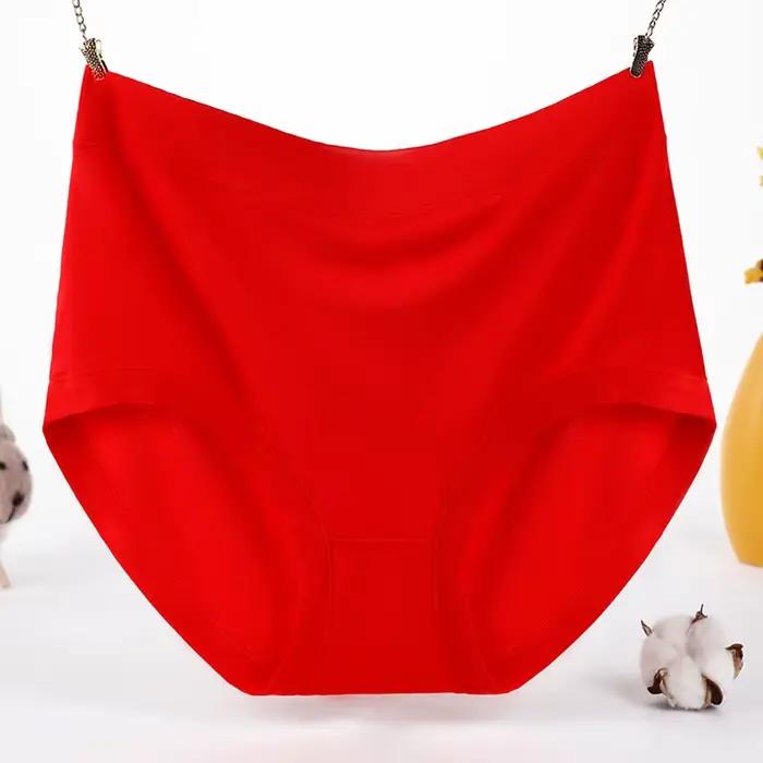 Lot de 3 culottes pour femme en modal, grandes tailles, confortables, respirantes, élastiques, lingerie unie