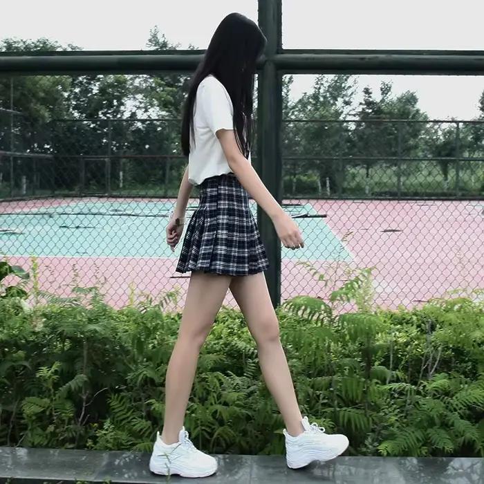 Harajuku 0 plisovaná sukňa pre ženy