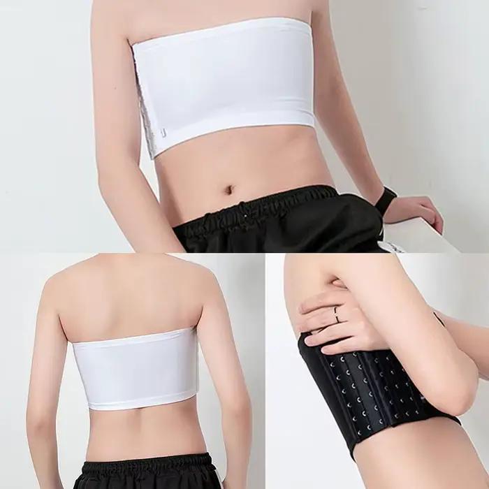 Femmes poitrine liant lesbienne Trans haut court plat poitrine liant soutien-gorge Les Corset extensible corps façonnage boucle Tomboy soutien-gorge réservoirs