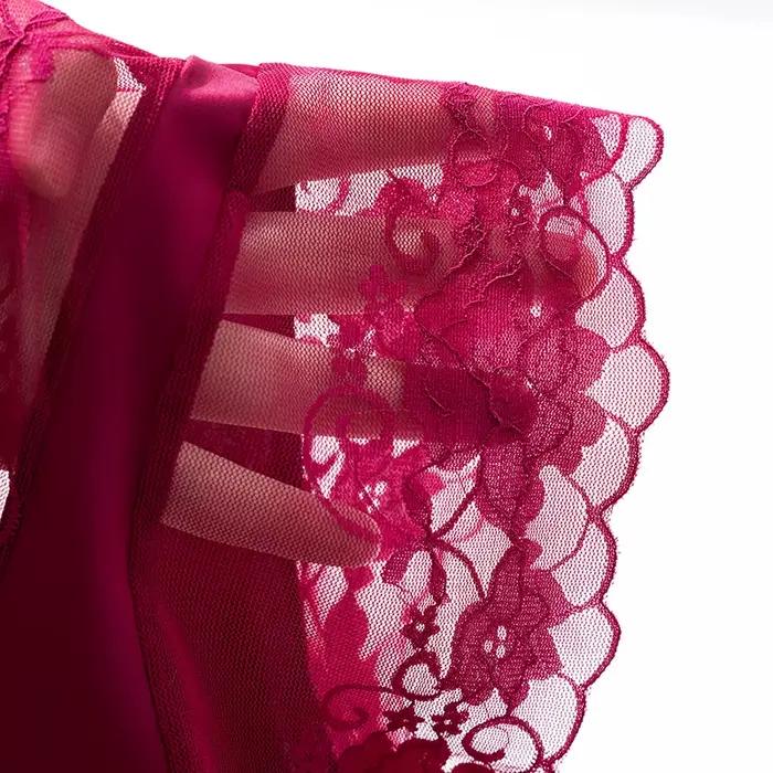 Giczi Nové Dámske Nohavičky Leopardí Krajka Kvetinová Móda Sexy Priehľadná Priedušná Pohodlná