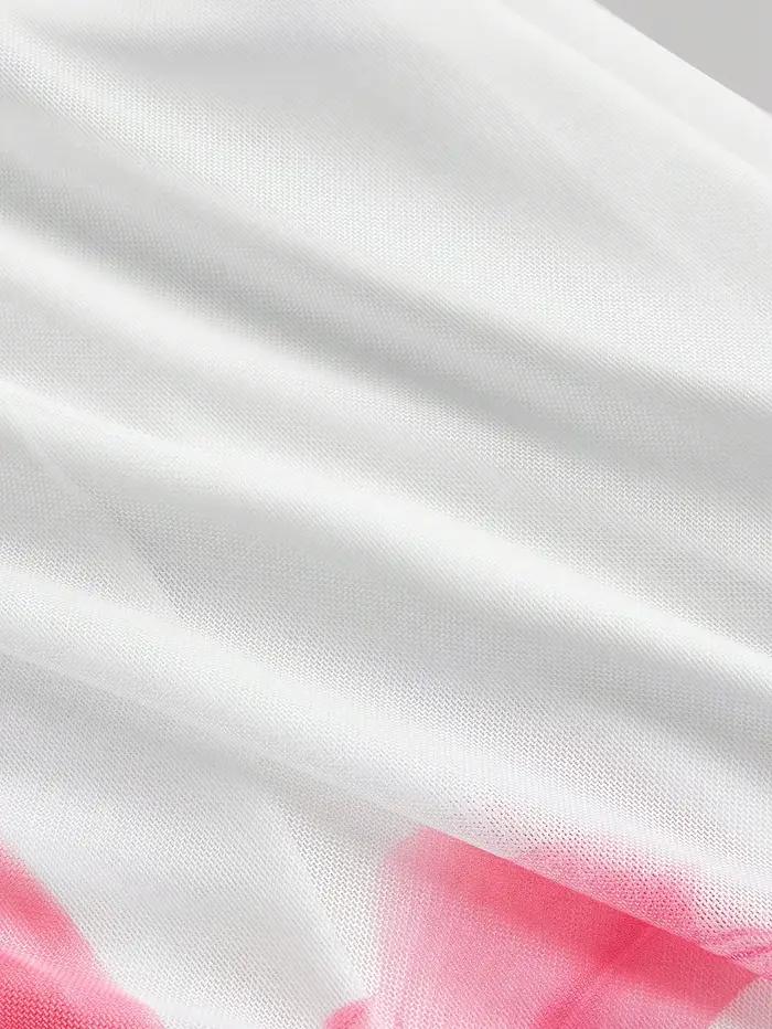Robe florale élégante pour femmes junior, silhouette gaine, décolleté carré, motifs floraux, polyester tricoté, sans manches, ajustement mince, longueur mi-mollet, occasions estivales et spéciales