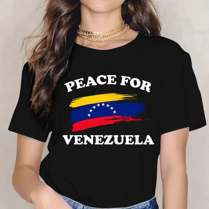 Dámske letné tričko s potlačou Venezuela Mange gotické