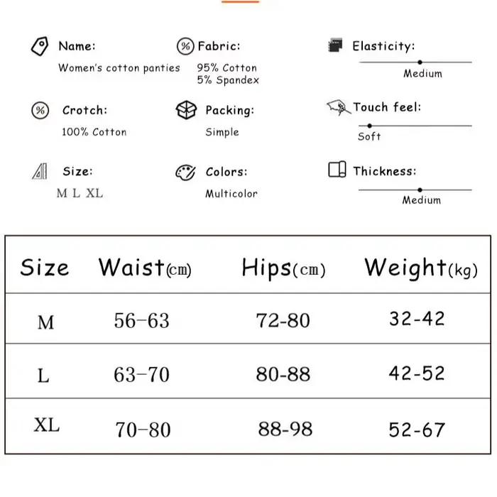Lot de 5 culottes en coton à entrejambe étendu pour femme, motif quadrillé rose, taille mi-haute, lingerie féminine