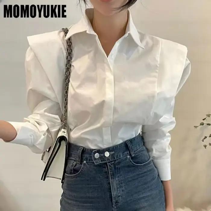 Blouse Vintage à Manches Longues en Polyester et Coton pour Femmes Occasions Spéciales Style High Street