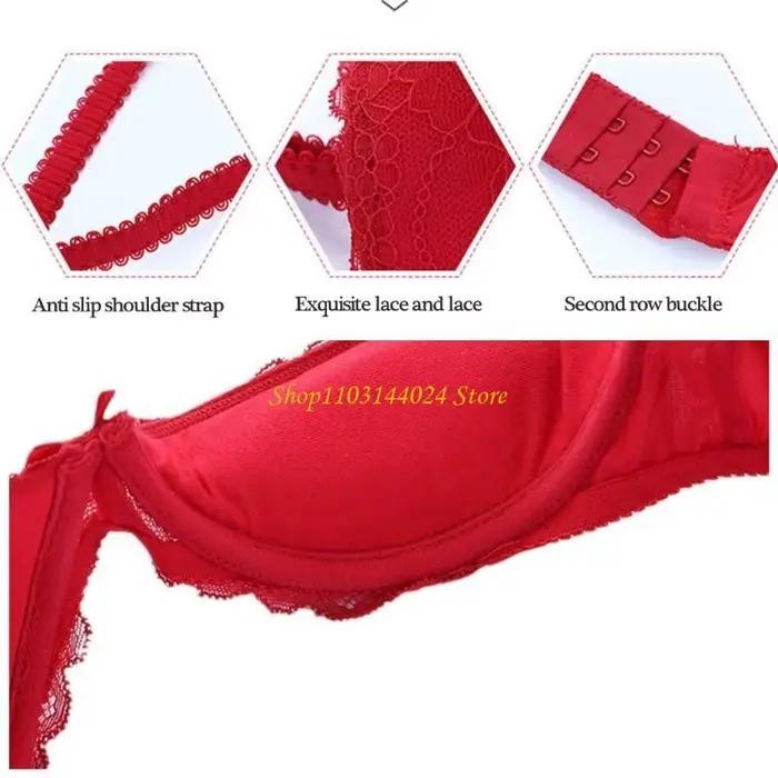 Soutien-gorge féminin en coton avec coupe triangle et décoration patchwork pour maintien parfait et décolleté sublime pour femmes occasions spéciales
