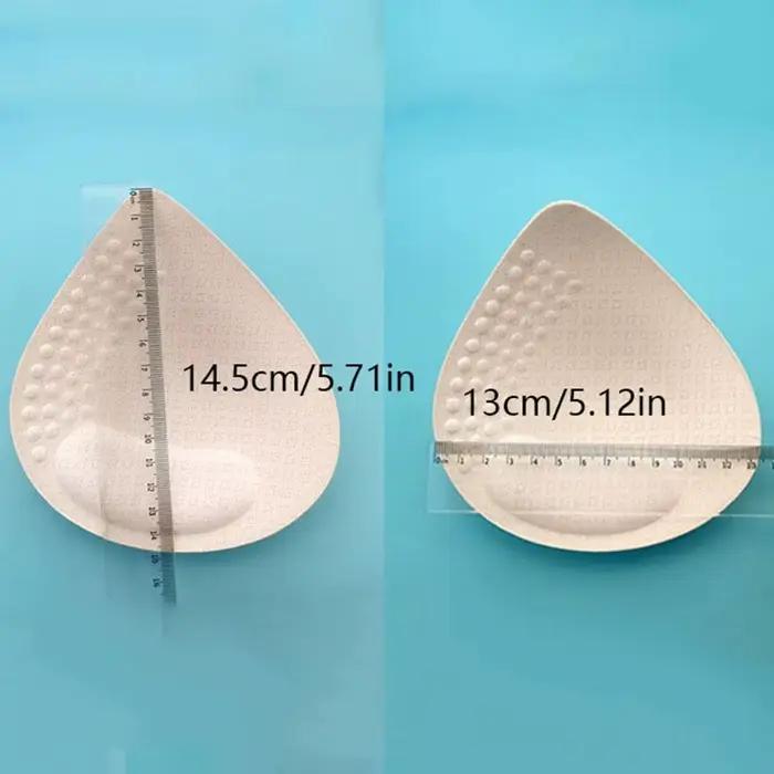 Inserts de maillot de bain triangle pour soutien-gorge, soutien-gorge rembourré, rehausseur de poitrine, coussin de soutien-gorge en latex, bikini push-up, coupe de poitrine, accessoires intimes