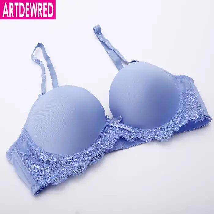 Femmes chaudes soutien-gorge Push Up soutien-gorge pour femmes Sexy couverture A B C tasse soutiens-gorge solide sans couture Bralette haut Lingerie ultra-mince femme sous-vêtements