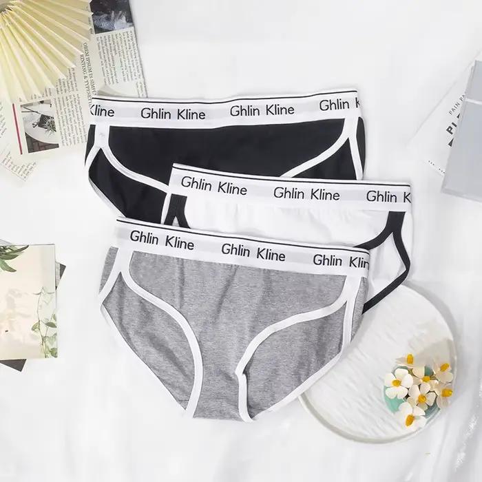 Sous-vêtements tendance pour femmes, slip de course, Yoga, 100% coton, culotte sans couture pour femmes