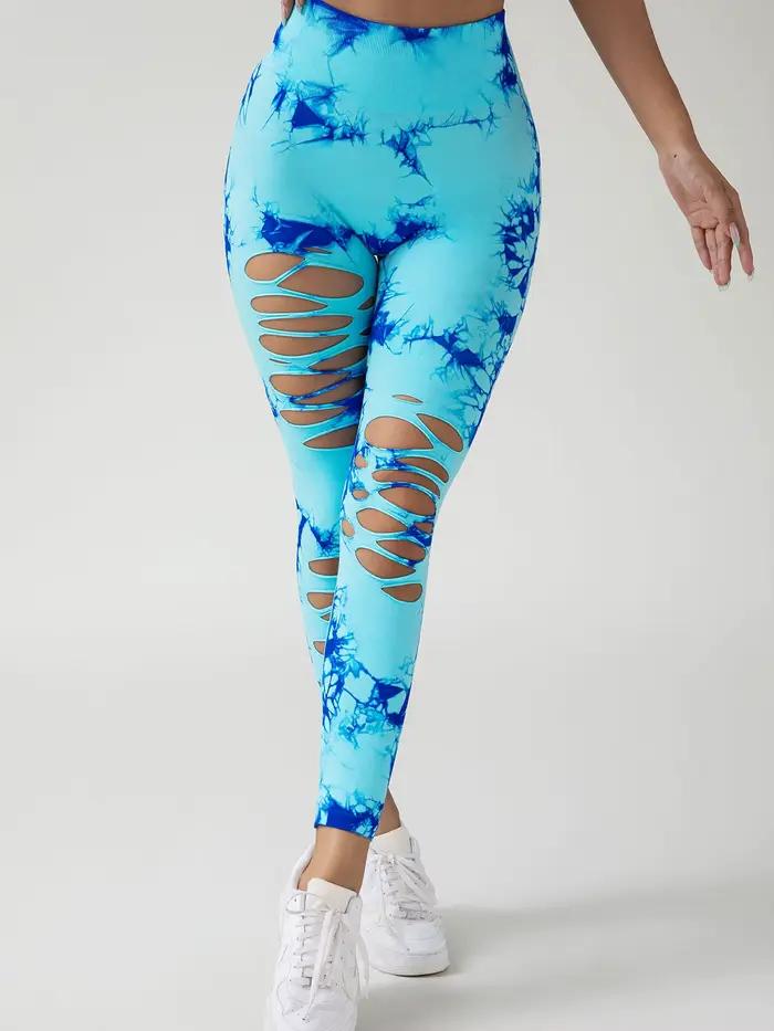 Bezšvové dámske nohavice na jogu Skinny s viazaním