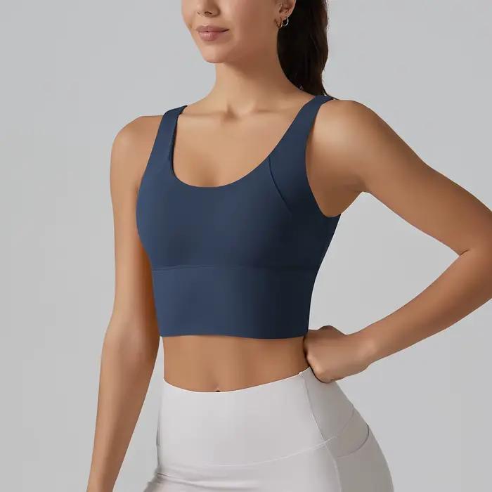 Soutien-gorge de Yoga sous-vêtements femmes été soutien-gorge antichoc beau dos sport course vêtements chauds formation Fitness Yoga débardeur soutien-gorge
