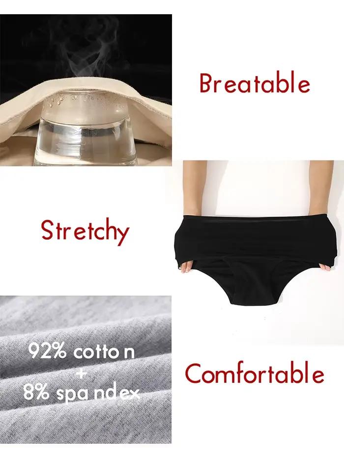 1 pièces Sexy étanche culotte menstruelle pantalon physiologique taille haute femmes sous-vêtements période confortable imperméable slips