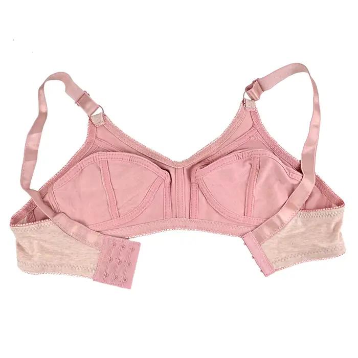 Soutien-gorge fin pour femmes, sans fil, en coton, confortable, grande taille 48C 46CD