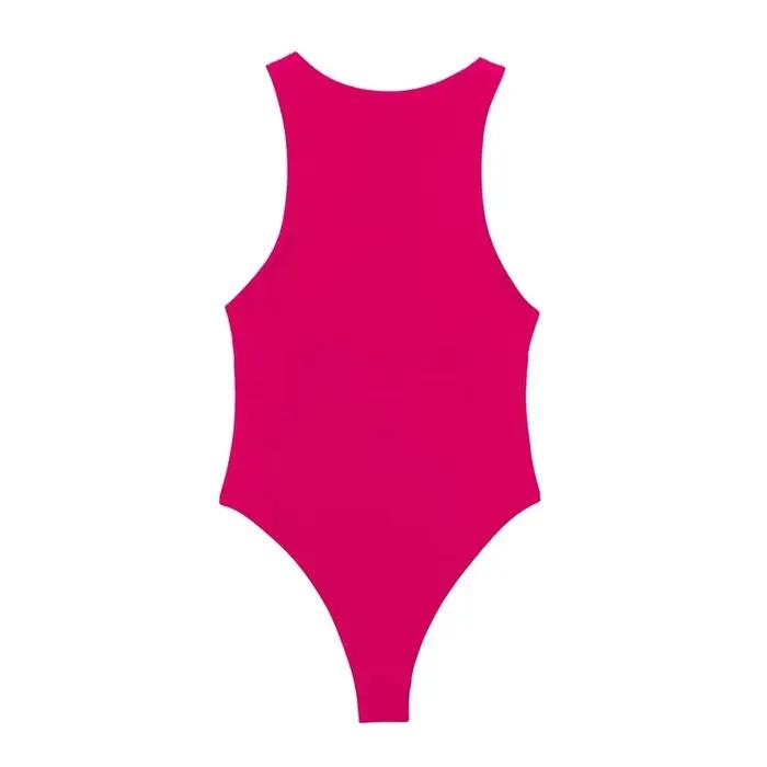 MUJER Biele body pre ženy čierne Sexy