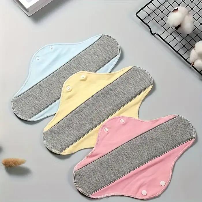 1/3/6 pièces Culottes absorbantes réutilisables en coton pour adultes, protège-slips, serviettes hygiéniques féminines, pour les règles et la prévention des fuites urinaires chez les personnes âgées