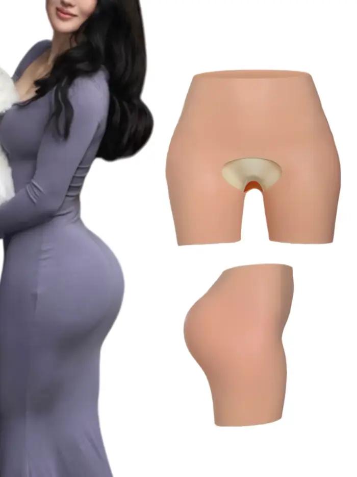 Culotte en silicone pour rehausser les hanches, rembourrage épaissi pour les hanches et les fesses, sous-vêtement sculptant pour rehausser les hanches, coussinet de remplissage pour les fesses.