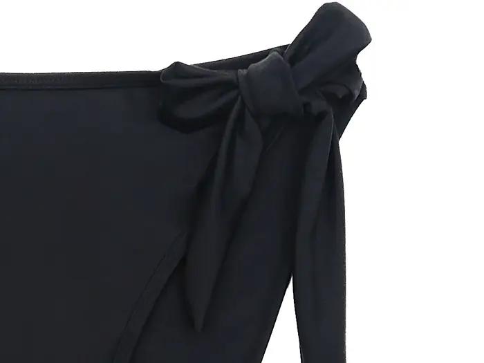 Maillot de bain bikini écologique, culotte menstruelle, 4 couches, anti-fuite, à nouer sur les côtés, vêtements de bain pour les règles, adapté aux femmes pendant leurs règles