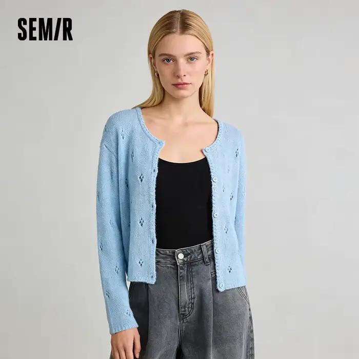 Červený kardigán pre ženy Semir
