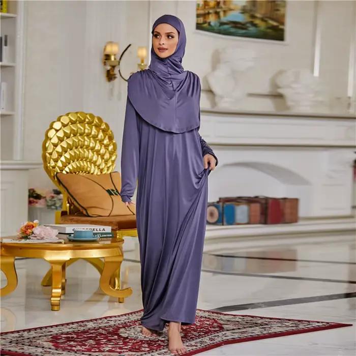 Odev na modlitbu pre ženy Ramadán moslimská Abaya kaftan