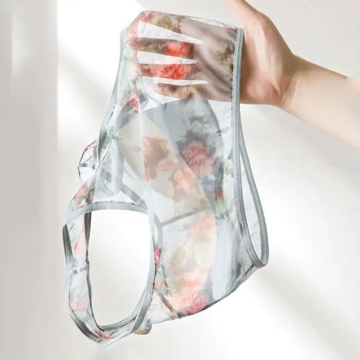 Soutien-gorge imprimé Floral pour femmes d'âge moyen, maille fine, large bandoulière, sans fil, Anti-accroc, Push Up, sans couture, pour mère