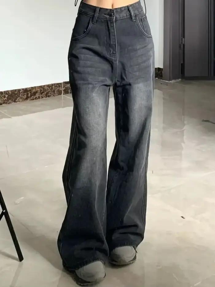 Džínsy na zoštíhlenie s vysokým pásom pre ženy