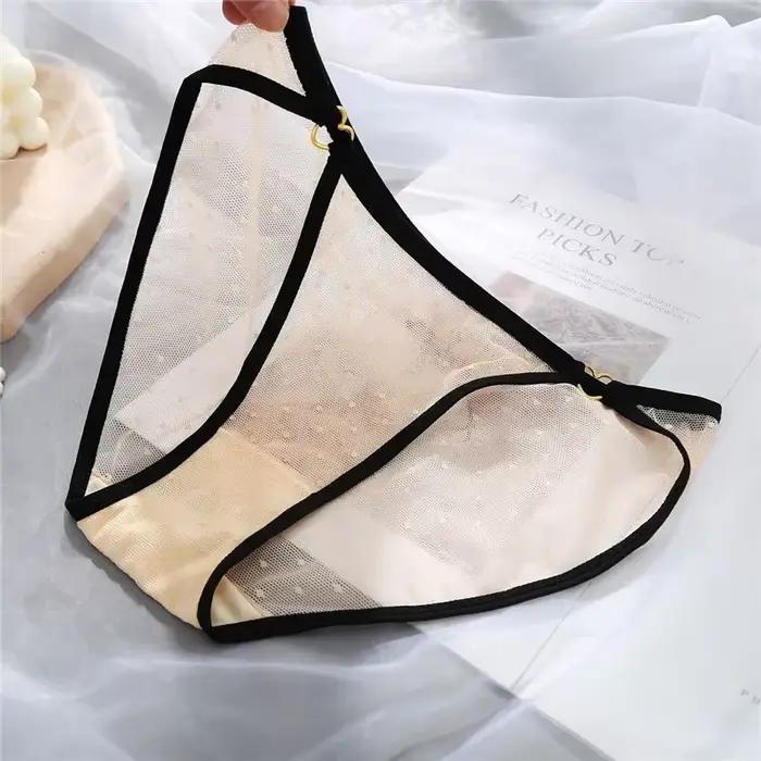 Culotte en dentelle Moonbiffy féminité élégance motif pointé sans couture lingerie féminine confort sensualité夜晚的诱惑:Moonbiffy女士蕾丝裤,展现女性魅力与优雅,点状图案设计,无痕工艺,打造舒适性感体验,适合浪漫之夜和特别场合。