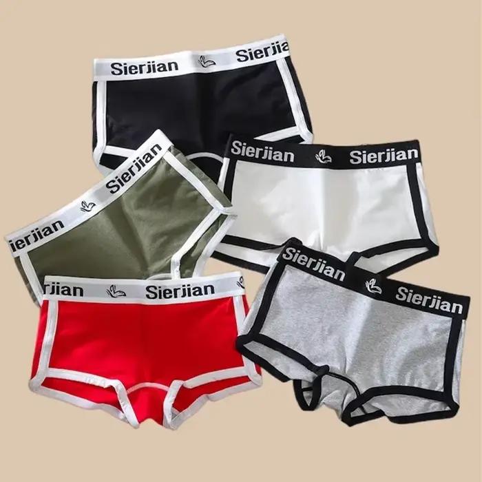 Culotte de sport en coton pour femmes, sous-vêtements féminins, taille moyenne, sous-vêtements confortables, pantalons de sécurité pour femmes