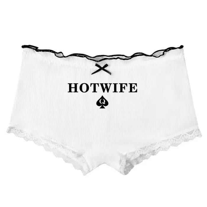 Sexy culotte chaude femme chaude reine de pique arc sous-vêtements pour femmes dentelle Boyshorts confortable belle culotte femmes Shorts Pantie