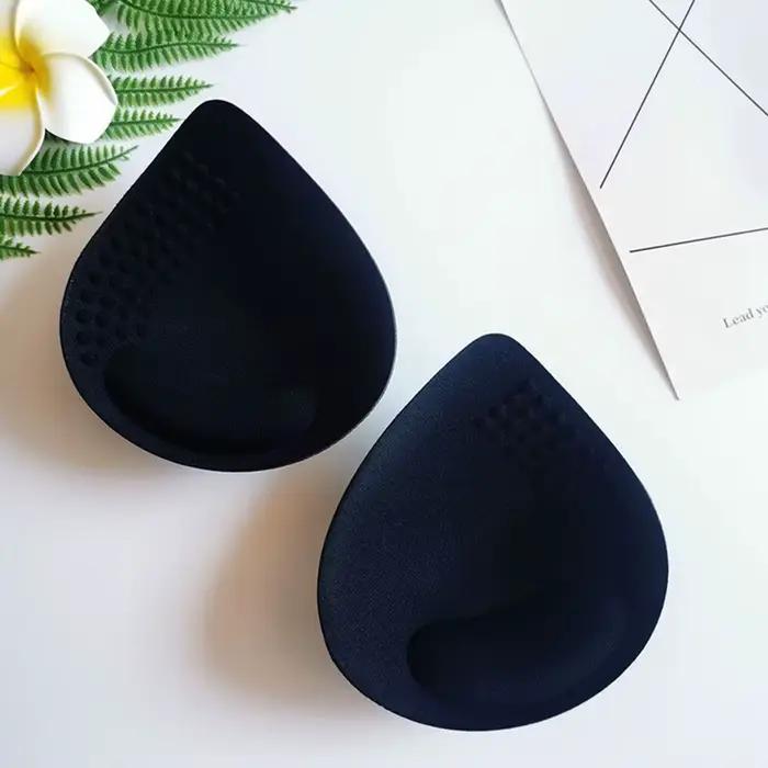 Inserts de maillot de bain triangle pour soutien-gorge, soutien-gorge rembourré, rehausseur de poitrine, coussin de soutien-gorge en latex, bikini push-up, coupe de poitrine, accessoires intimes