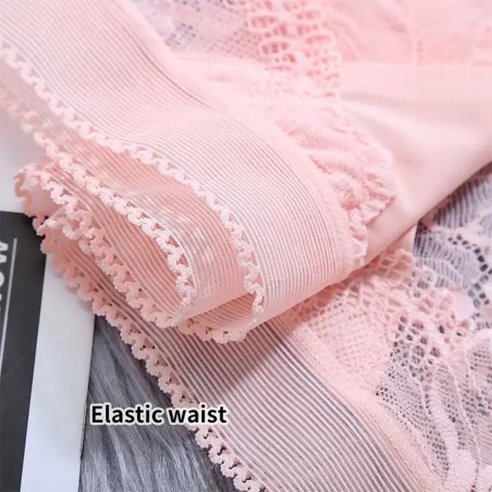 Čipkované sexy nohavičky bez švíkov Ice priesvitné nízke pásy pre ženy S-XL