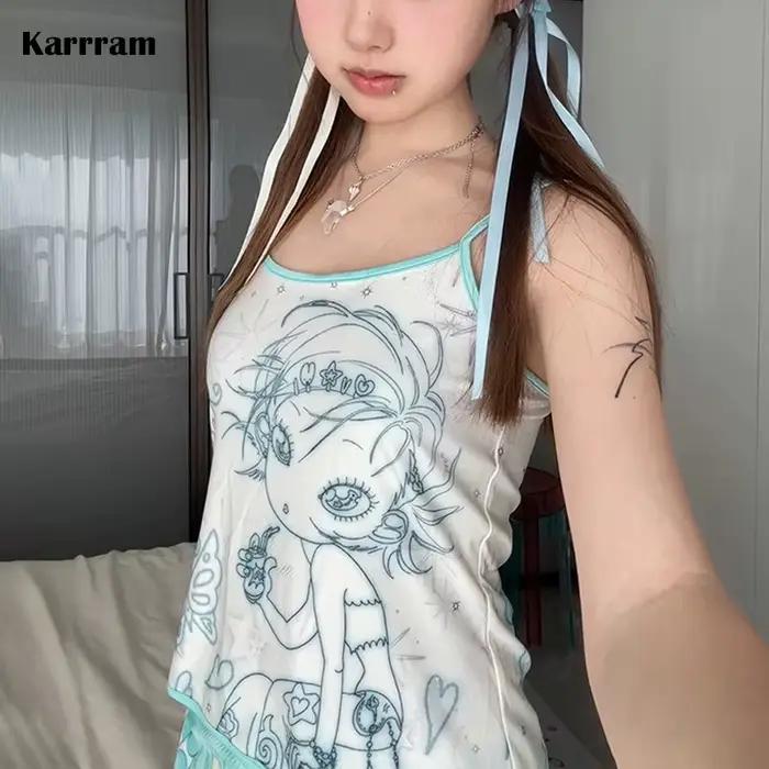 Karr233 Y2k Aesthetics Cami Top