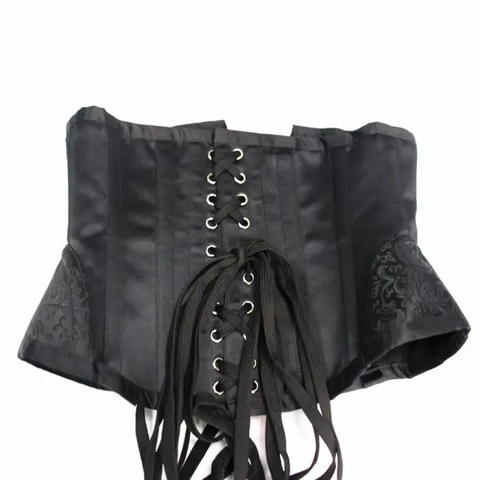 Nouveau sablier acier désossé corset sexy à lacets sous le buste Bustier ceinture corps Shapers minceur taille formateur 8920