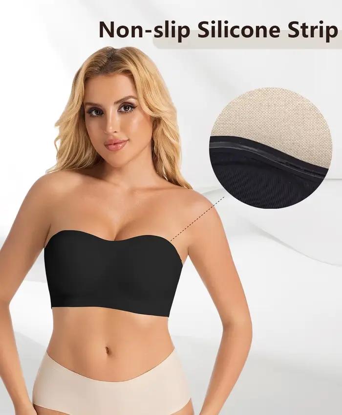 Nouveaux soutiens-gorge sans bretelles pour femmes avec boucle latérale croisée soutien-gorge Bandeau Push Up mode Tube antidérapant hauts de soutien-gorge sous-vêtements femme