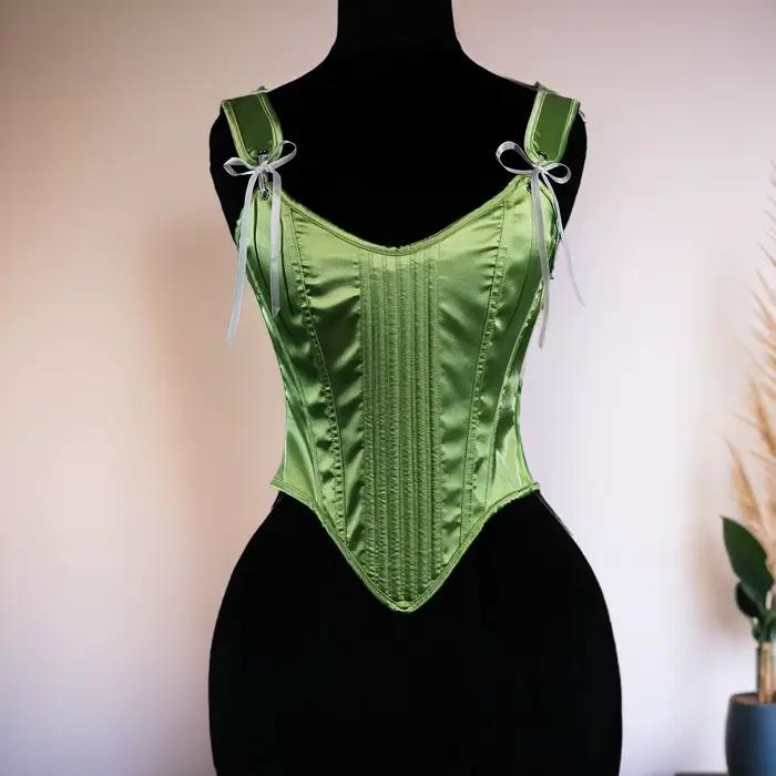 Femmes Corset cultures Bustier surbuste façonnant hauts Vintage palais corsages ajustement serré scène Costume à lacets désossé bustiers