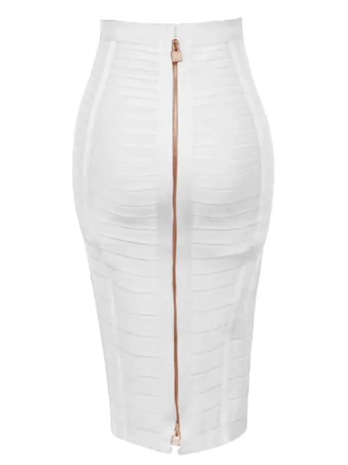 16 farieb Sexy pevný zips Oranžová modrá čierna červená ceruzková sukňa pre ženy elastická priliehavá leto XL XXL