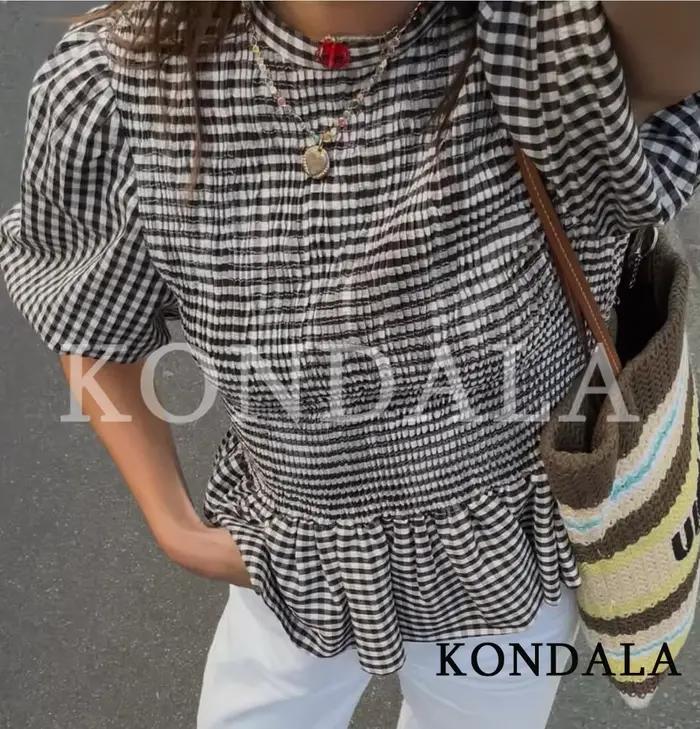 KONDALA – Elegantné voľné dámske blúzky s nafúknutými rukávmi
