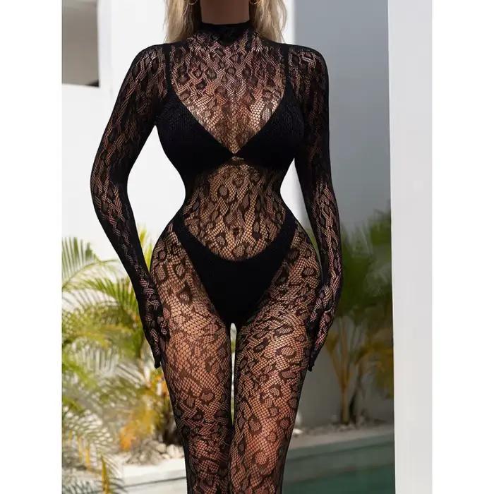 Priehľadné čipkované body pre ženy