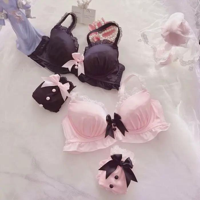 Lolita podprsenkový set s jemnou mašľou