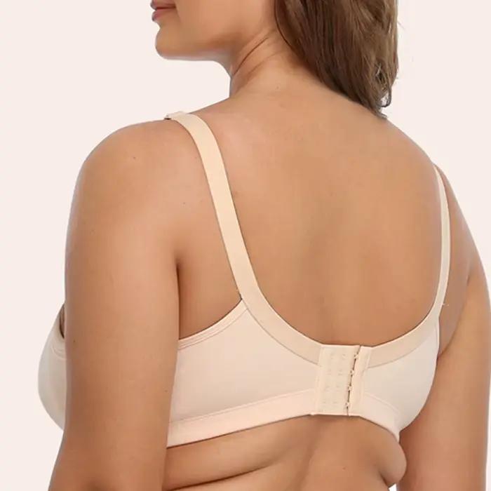 Soutiens-gorge pour femmes sans fil couverture complète soutiens-gorge soutien Lingerie T-shirt soutien-gorge BH hauts grande taille B C D DD E F G tasse