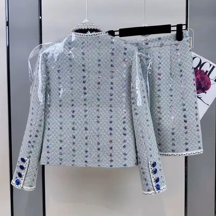 Elegantné tvídové sako pre ženy