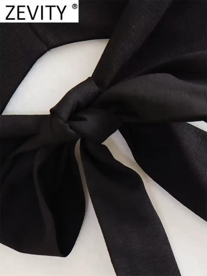 Blouse ZEVITY en acétate et polyester, coupe mince, design audacieux, col haut, sans manches, pour femmes élégantes, idéale pour les occasions estivales