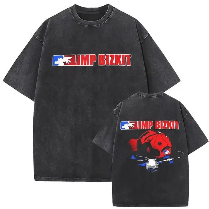 Punk Rock Y2k Tričko, vintage vyblednutý štýl