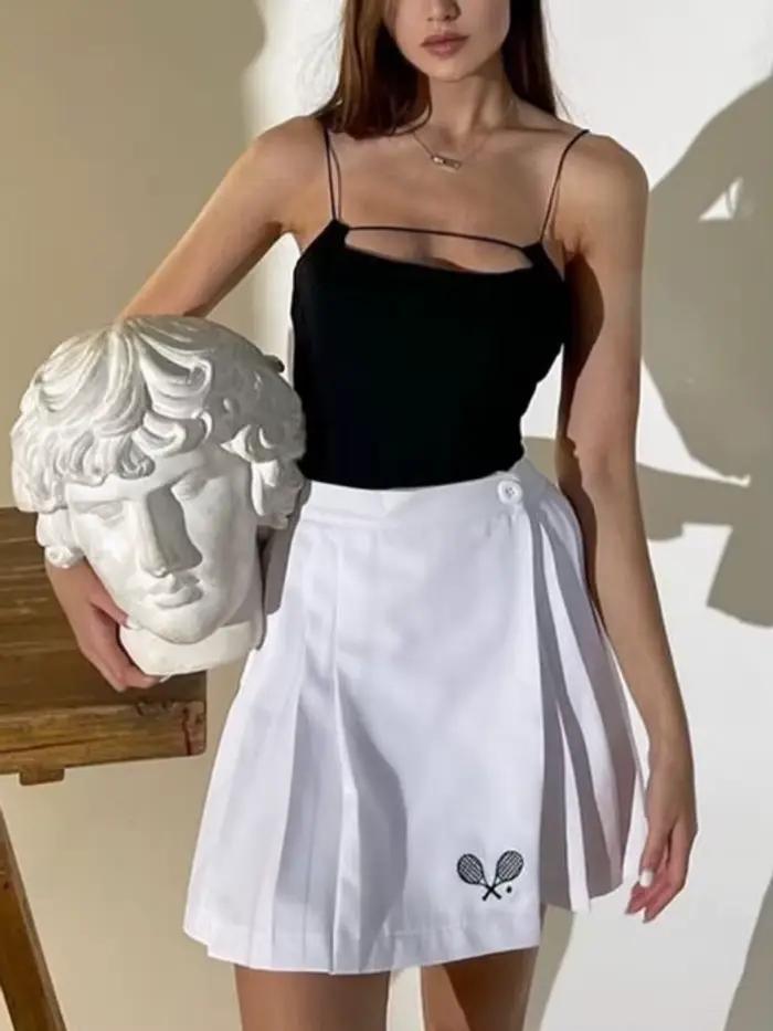 Body coupe basse à bretelles, Lingerie Sexy, haut noir pour femmes, tenue Rave, une pièce, vêtements Y2k, Bustier Lenceria Femenina